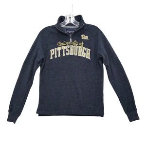 JanSport Pullover Women S Navy Blue University of Pittsburgh Quarter Zip PITT